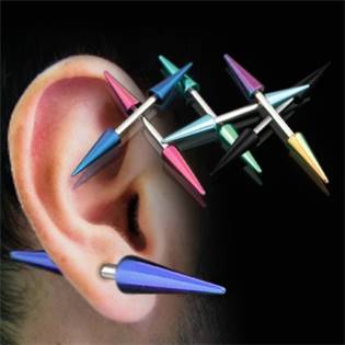 Šperky4U Falešný piercing do ucha - FP01016-G