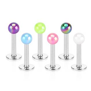 Šperky4U Piercing do brady - labreta - LB01050-B