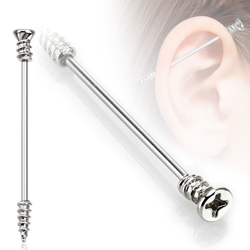 Industrial piercing - skrutka, 1,6 x 35 mm