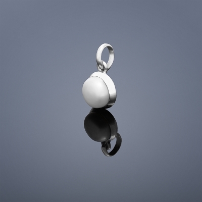 Perlový prívesok Buka - biela perla malá