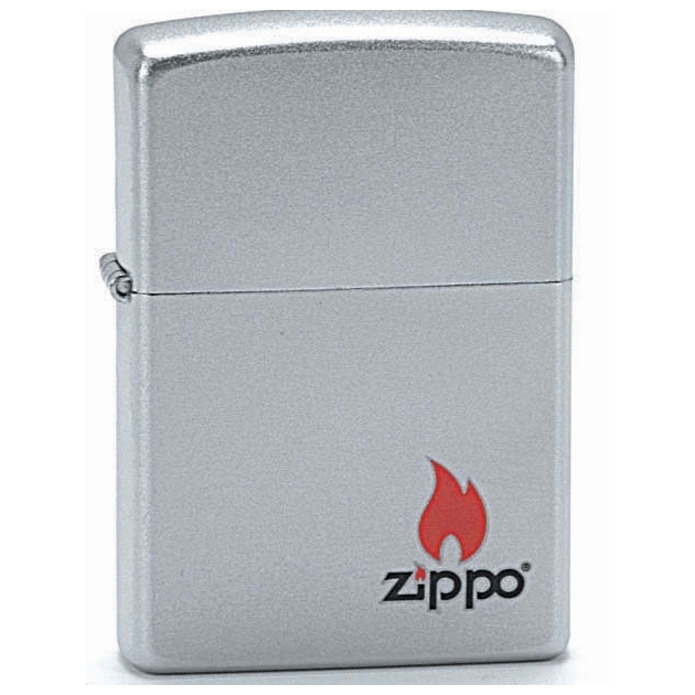 ZIPPO Logo - benzínový zapalovač matný 20199
