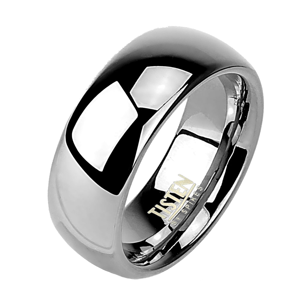 Tistenový prsteň leštený, šírka 6 mm