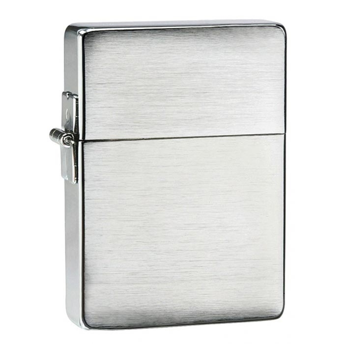 ZIPPO zapaľovač Replica ™ wo slashes - brúsený chróm