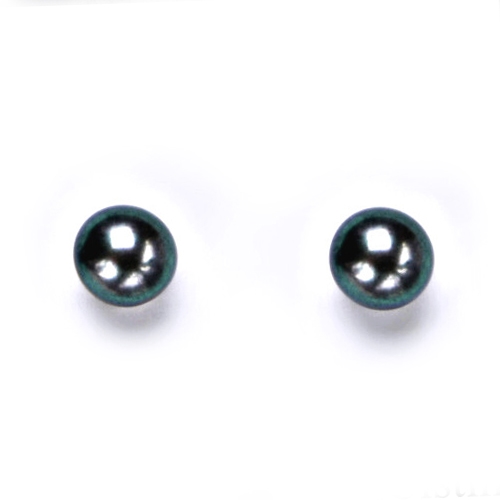 Skrutkovacie strieborné náušnice prírodné perly 5,5 mm