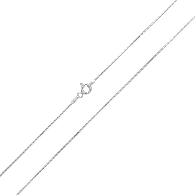 Strieborná retiazka - had 0,9 mm, dĺžka 45 cm