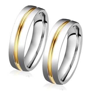 Ocelový snubní prsten OPR0039
