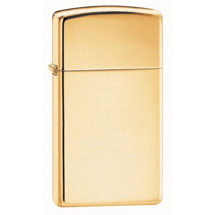 ZIPPO Slim High Polish Brass