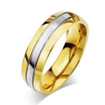 OPR0055 Pánsky snubný oceľový prsteň