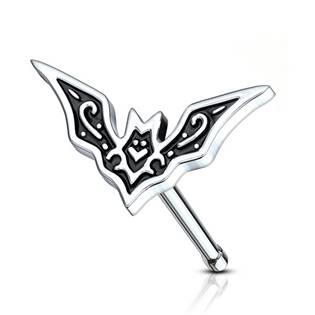 Šperky4U Piercing do nosu - netopýr - N0095