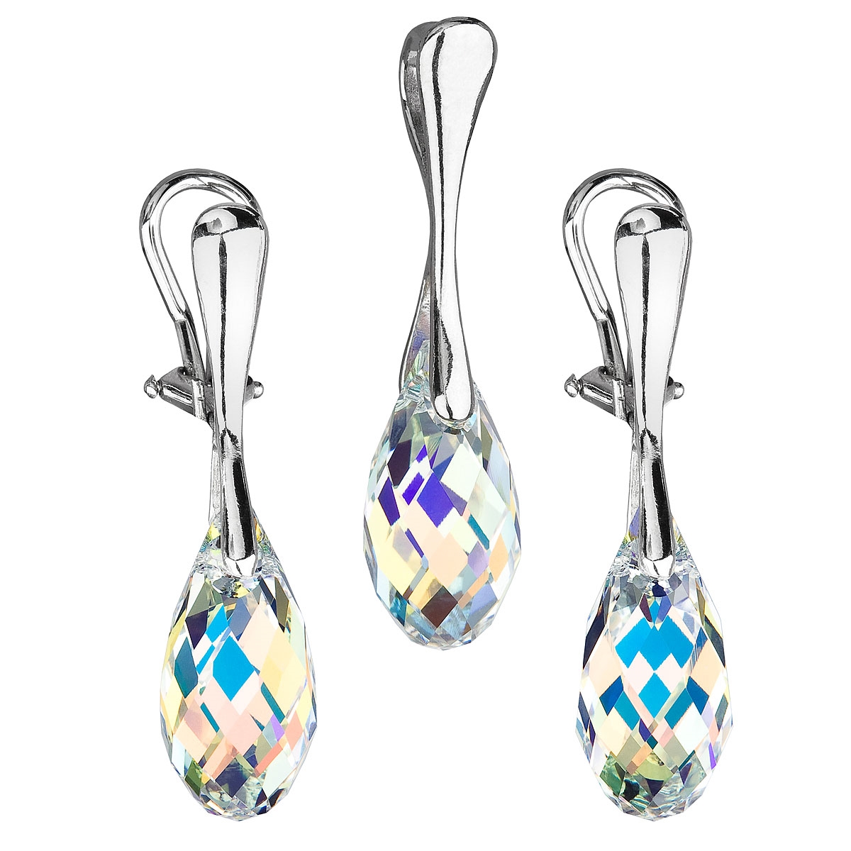 Sada šperkov sa slzičkami Crystals from Swarovski ® AB