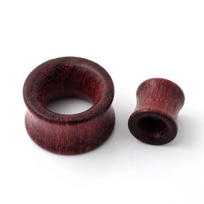 Tunel do ucha Mahogany Wood, priemer 8 mm