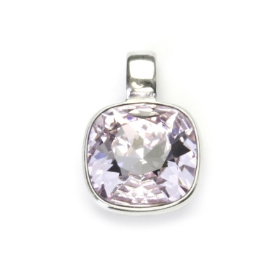 Strieborný prívesok s kameňom Crystals from SWAROVSKI®, farba: Violet