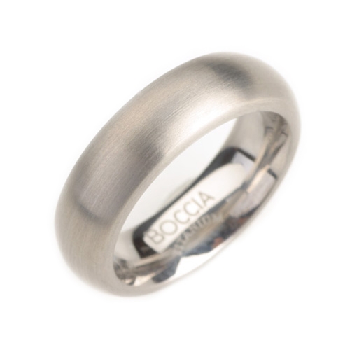 Titánový prsteň matný BOCCIA® 0102-01