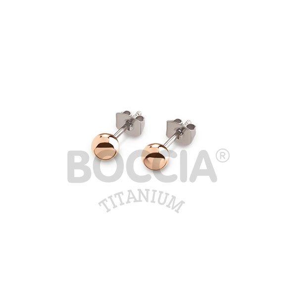 Titánové náušnice guličky BOCCIA® 0504-02