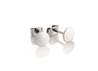 BOCCIA® Titanové náušnice s bílou keramikou 0581-01 - 0581-01