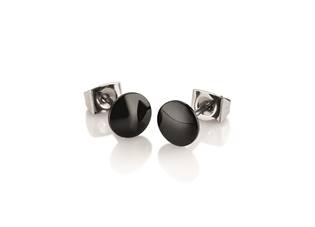 BOCCIA® Titanové náušnice s černou keramikou 0581-02 - 0581-02