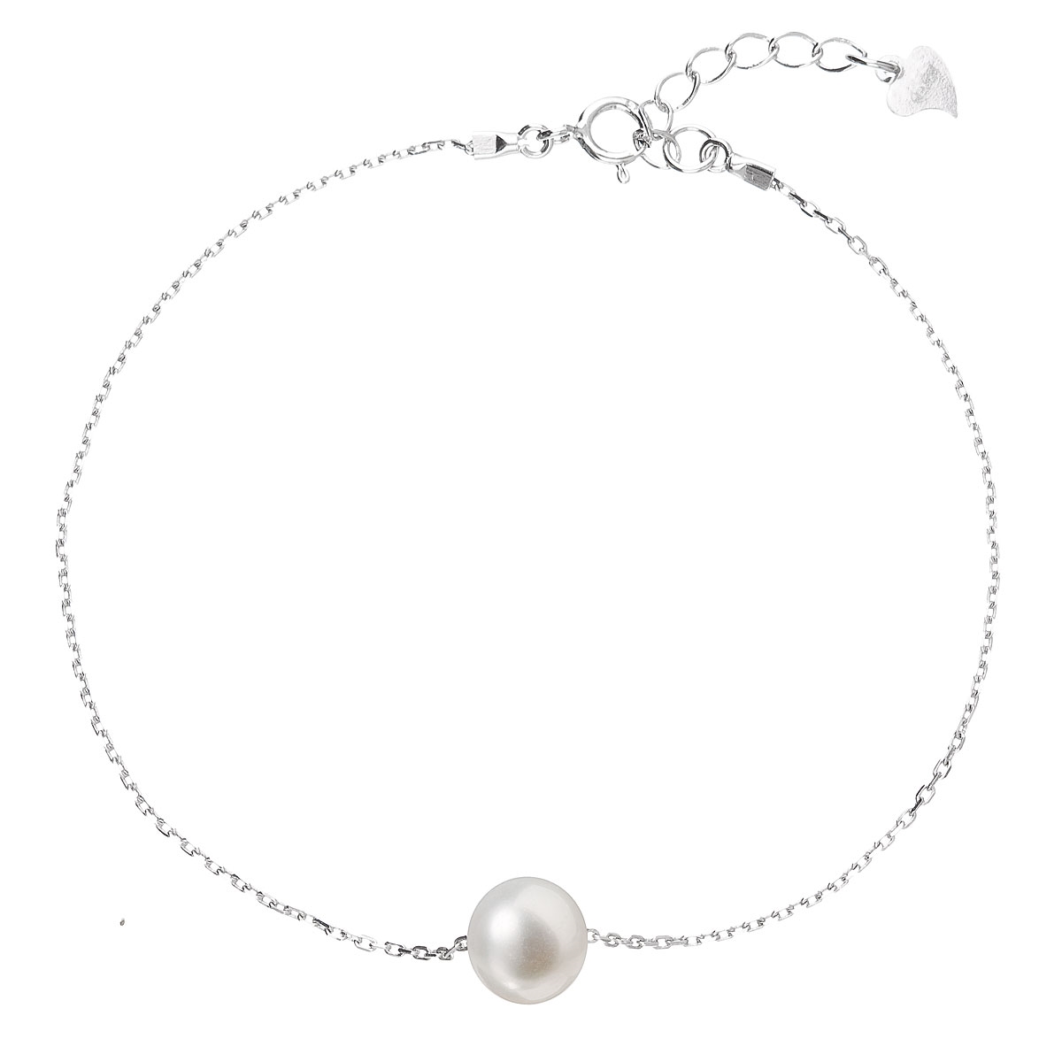 Stříbrný náramek říční perla EG7108