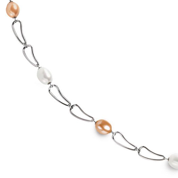 Titánový náhrdelník BOCCIA® s perličkami 0871-01