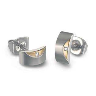 BOCCIA® Titanové náušnice s diamanty 05007-03 - 05007-03