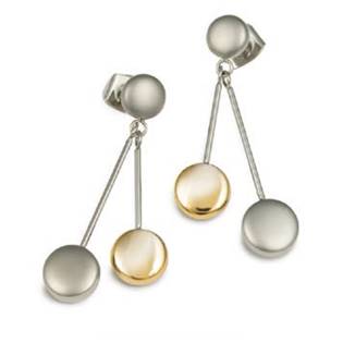 BOCCIA® Visací zlacené titanové náušnice 0568-02 - 0568-02