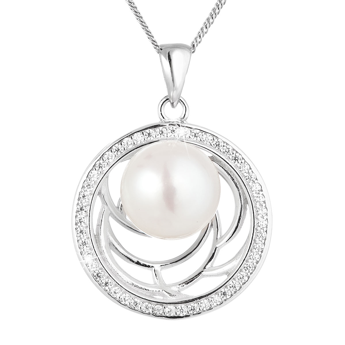 Perlový náhrdelník s říčních perlou EG4246