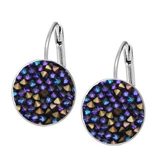 NUBIS® Náušnice s krystaly Crystals from Swarovski® HELIOTROPE - LVX101-HEL