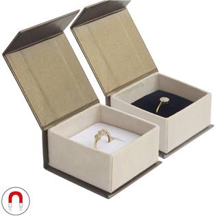 Šperky4U Dárková krabička na prsten, magnetické zavírání - KR0329-BR
