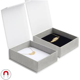 Šperky4U Dárková krabička na soupravu šperků, magnetické zavírání - KR0334-GR