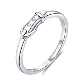 NUBIS® Stříbrný prsten pásek, vel. 52 - velikost 52 - NB-5046-52