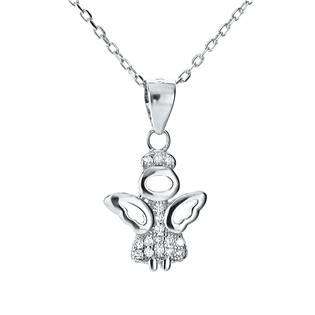 NB-2051 Stříbrný náhrdelník andílek