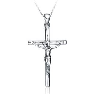 NB-2153 Stříbrný náhrdelník kříž