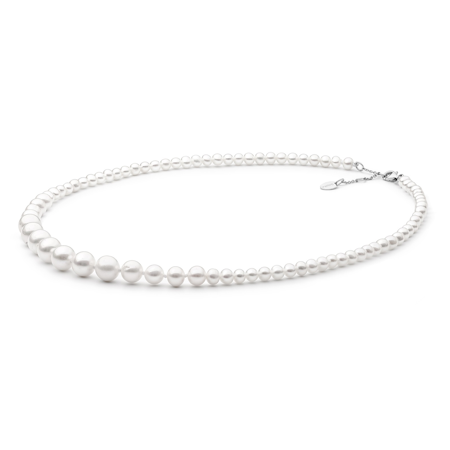 Perlový náhrdelník z pravých říčních perel GA3016-WH