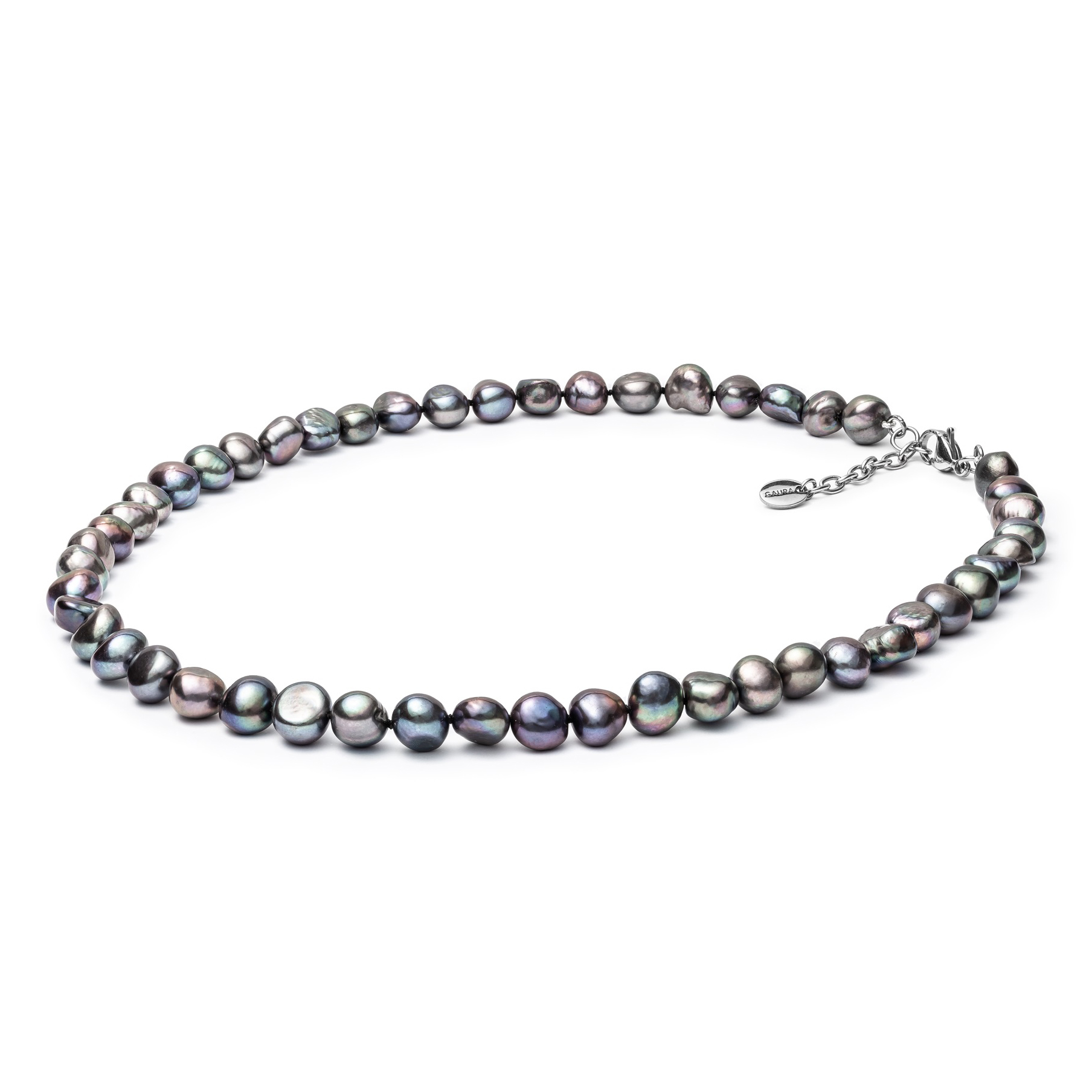 Perlový náhrdelník z pravých říčních perel GA3017-K