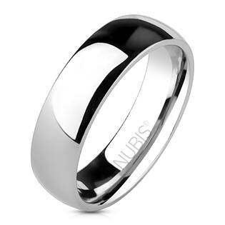 NUBIS® NSS1010 Pánský ocelový snubní prsten, 6 mm - velikost 67 - NSS1010-67