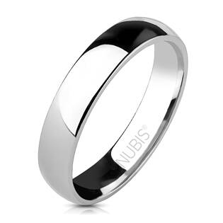 NUBIS® NSS1011 Pánský ocelový snubní prsten, 4 mm - velikost 67 - NSS1011-67