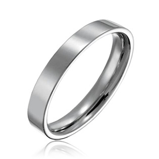 Šperky4U Hladký ocelový prsten, šíře 3 mm - velikost 65 - OPR1264-65