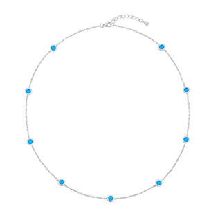 NB916-OP05 Stříbrný náhrdelník s opálem