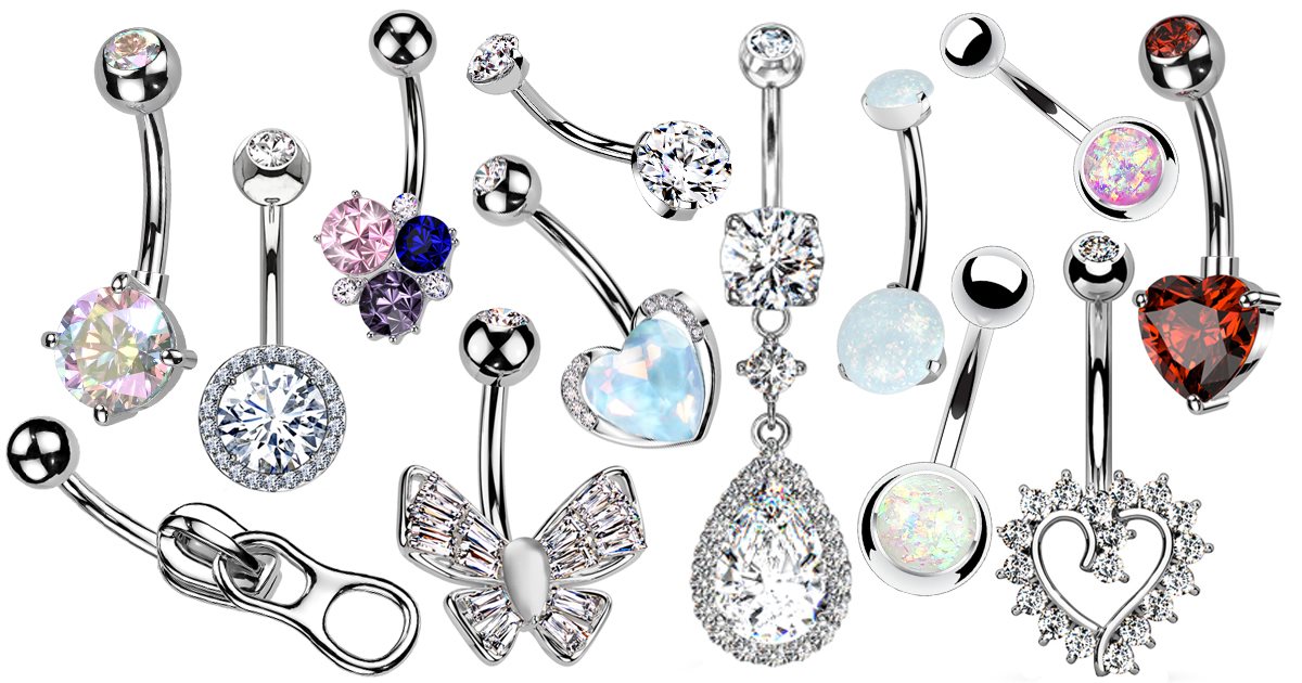 Piercing do pupíku | Šperky4U.eu	
