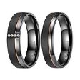 BLACK TITANIUM snubní prsteny