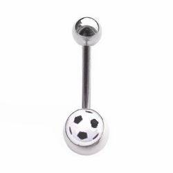 Piercing do pupíku - banánek fotbalový míč