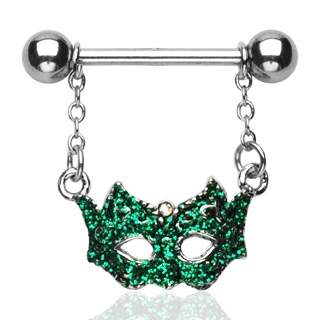 Šperky4U Piercing do bradavky - maska - BR01016