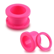 Šperky4U Růžový akrylátový tunel do ucha - TN01049-02