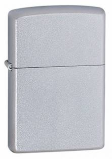 ZIPPO zapalovač saténový chrom