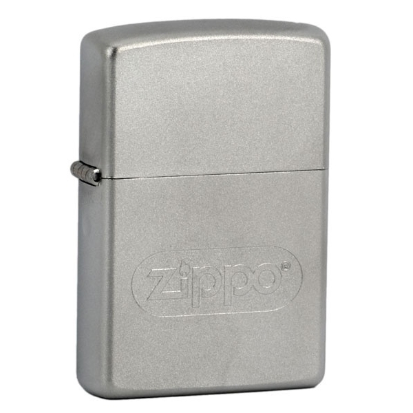 ZIPPO Logo Oval - benzínový zapaľovač matný