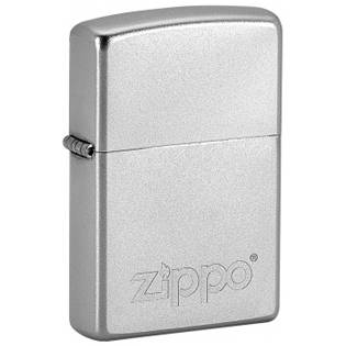 ZIPPO benzínový zapalovač mat logo zippo