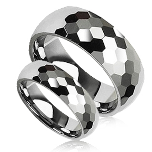 NUBIS® NWF1006 Pánský snubní prsten, šíře 8 mm - velikost 60 - NWF1006-8-60