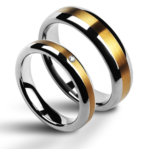 NUBIS® NWF1011 Dámský snubní prsten se zirkonem - velikost 51 - NWF1011-4Zr-51