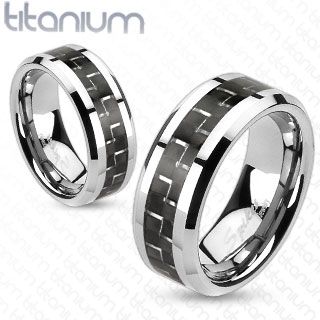 Spikes USA Pánský prsten titan - velikost 65 - TT1037-65
