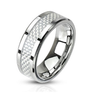 Šperky4U OPR1446 Pánský snubní prsten - velikost 67 - OPR1446-8-67
