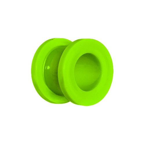 Šperky4U Zelený akrylátový tunel šroubovací - TN01082-02
